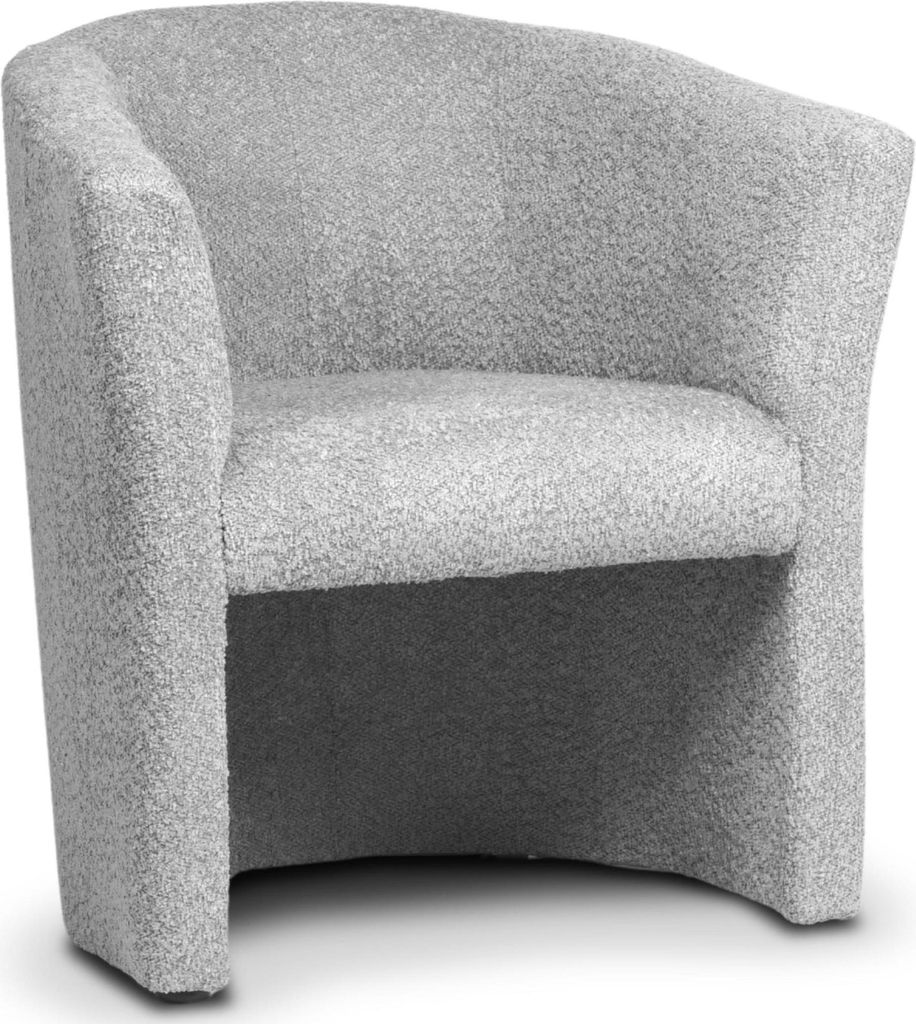 Sessel - Grau - 75x79x64 cm B/H/T - Fleckenbeständig - Weicher Stoff - Für viele Räume - CAFE