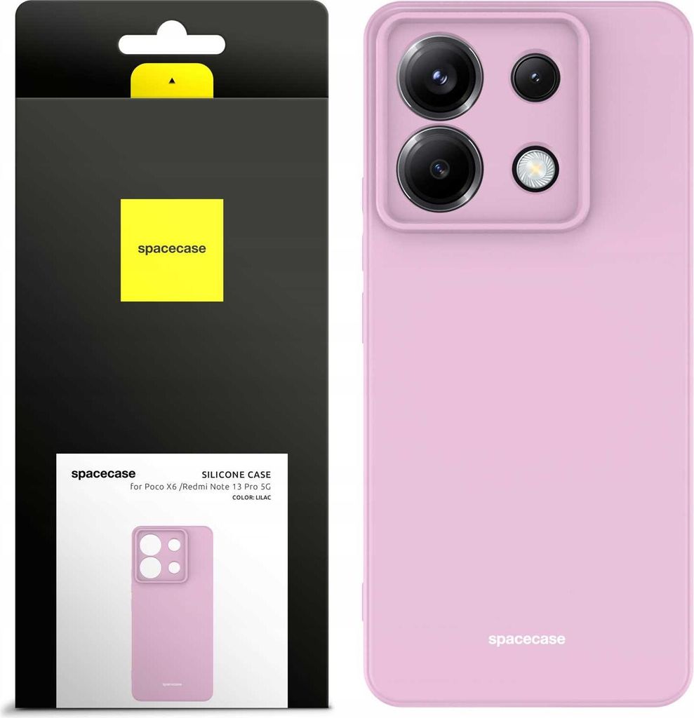 Spacecase Silikonhülle Poco X6 / RM Note 13 Pro 5G lila