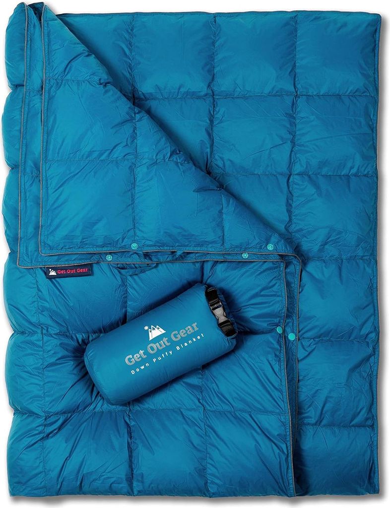 Get Out Gear Daunen-Campingdecke, leicht, verstaubar, 650 Produktbild 