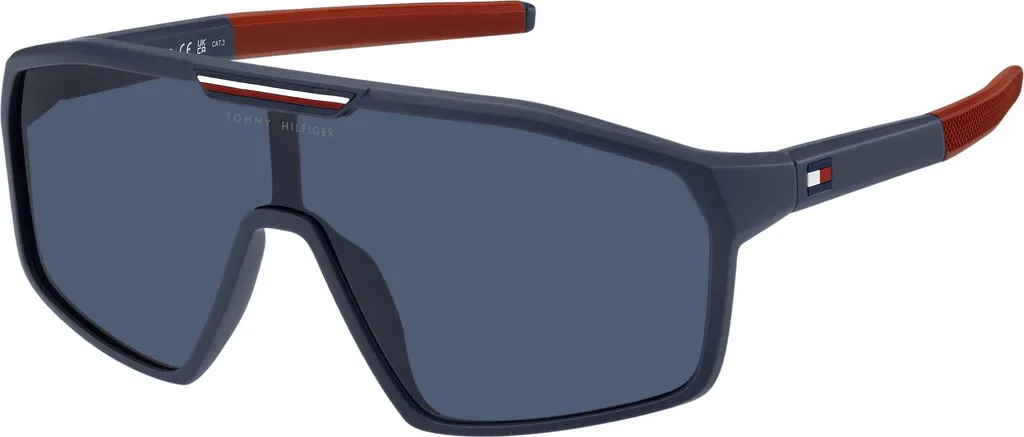 Tommy Hilfiger TH 2357/S Lunettes de Soleil Homme Bleu et Blanc 99mm