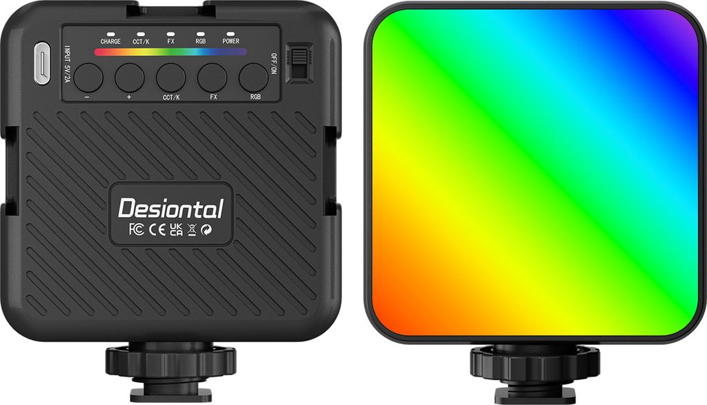 Desiontal iReal X1 Pocket RGB video light, video conference Zdjęcie produktu 
