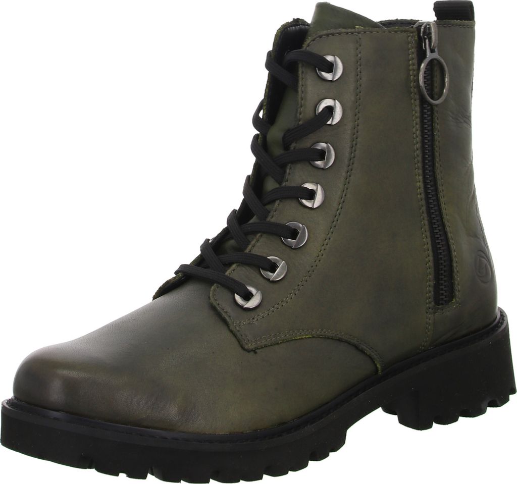 Remonte Biker Boot - Grün Leder Größe: 37 Normal