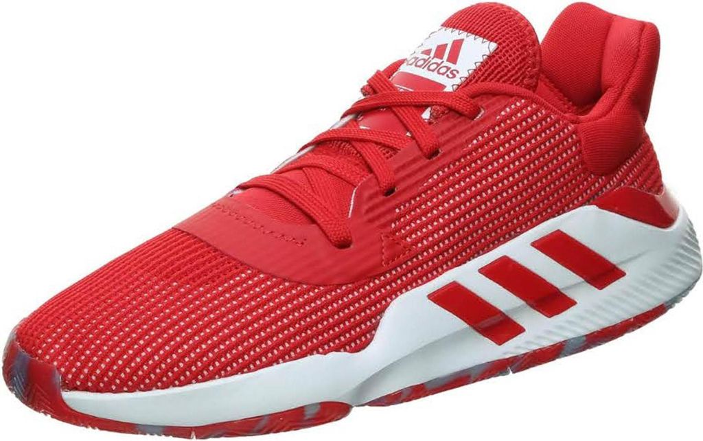 Adidas Mens Pro Bounce 2019 Low, EU 44⅔, Basketball Schuhe, atmungsaktiv, dämpfend, strapazierfähig, ideal für Court-Performance.