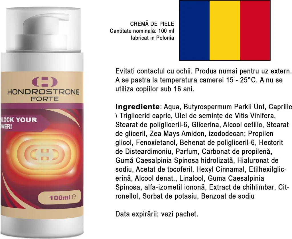 Hondrostrong Forte 500ml Crema Articolare - Formula Potenziata 5 Pack - 8