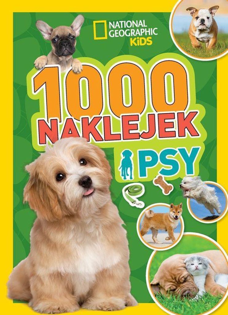 Psy. National Geographic Kids. 1000 Naklejek
