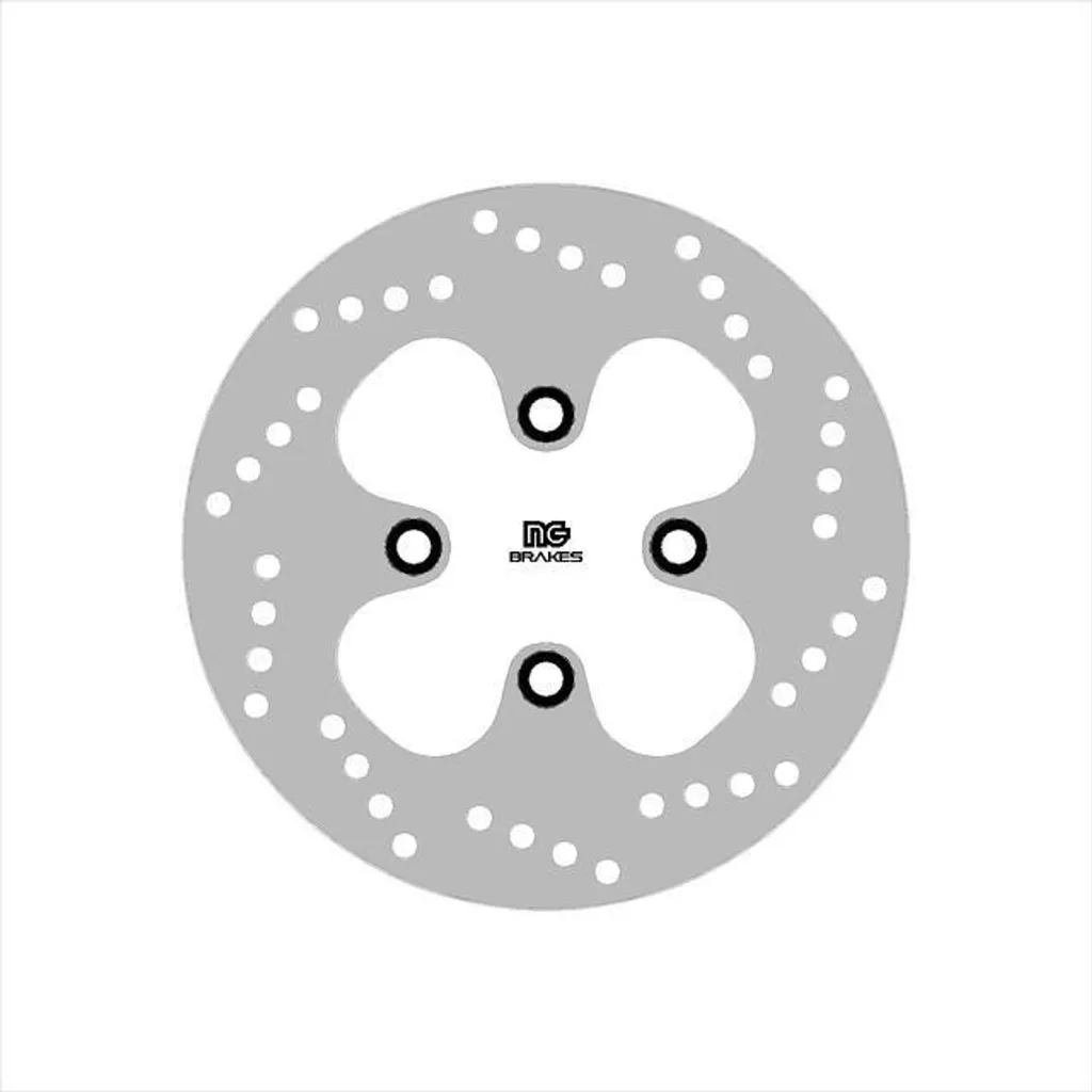 Disque de frein arrière rigide NG Brakes pour moto et scooter 4mm