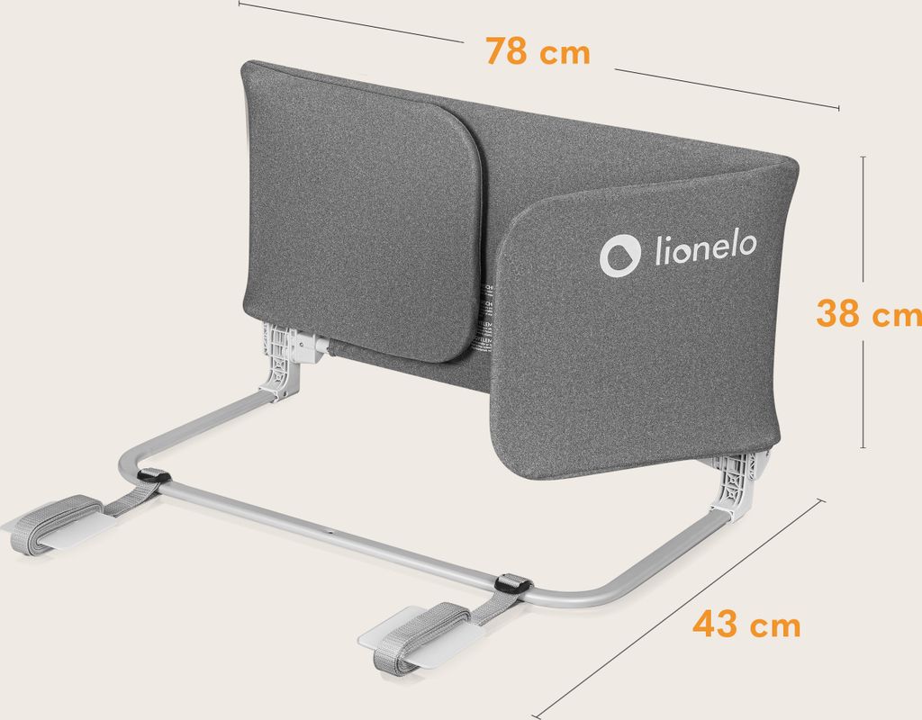 Lionelo Bettschutzgitter LORA XL Set, Einfach und intuitiv Produktbild 17