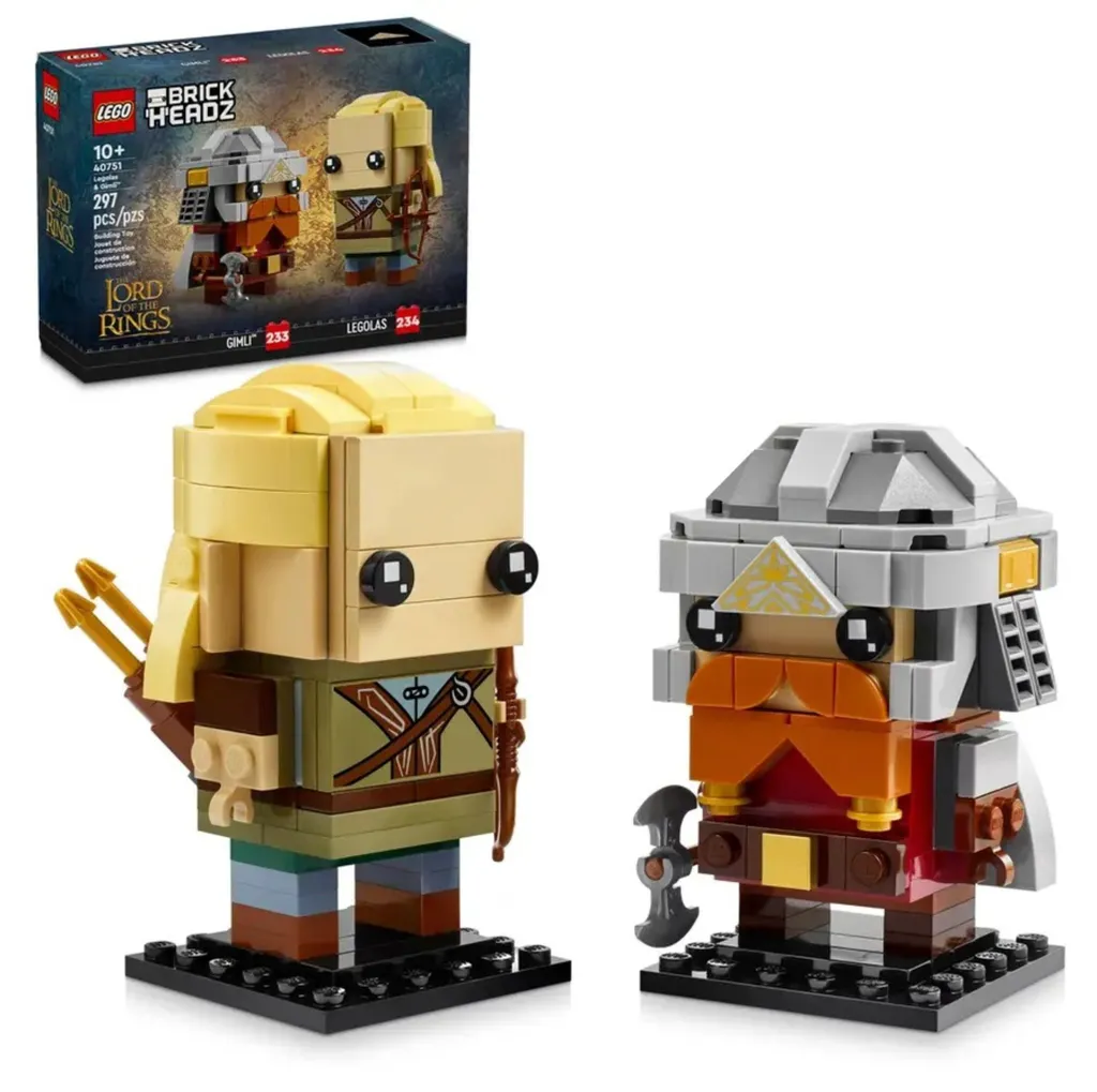Set de Construction LEGO 40751 Figurines de Collection Legolas et Gimli