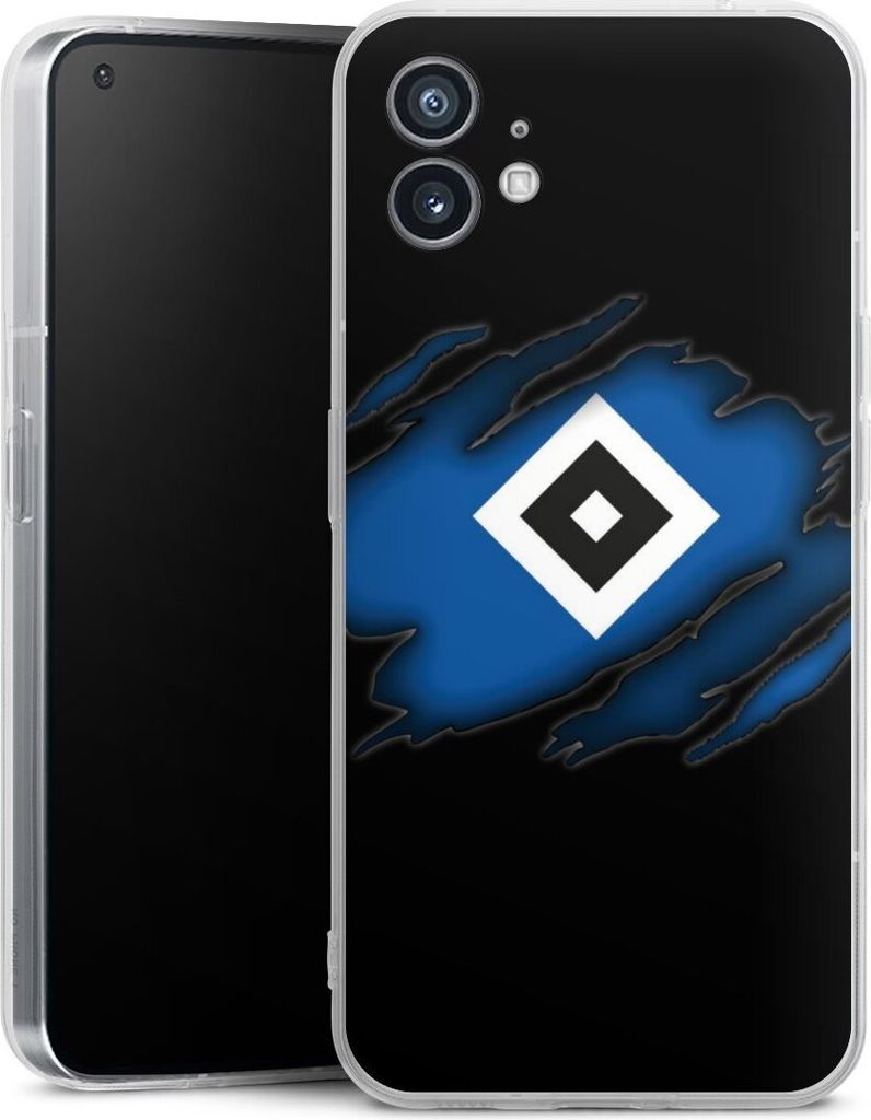 DeinDesign Handyhülle für Nothing Phone 1 Silikon Hülle Case Smartphone Schutzhülle HSV Hamburger SV Offizielles Lizenzprodukt
