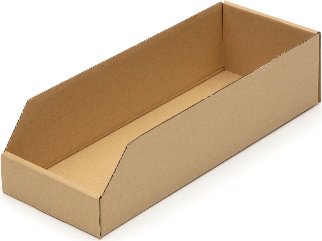 25 Regalkartons 400 x 150 x 100 mm Sortierboxen Lagerboxen Aufbewahrung Wellpappe