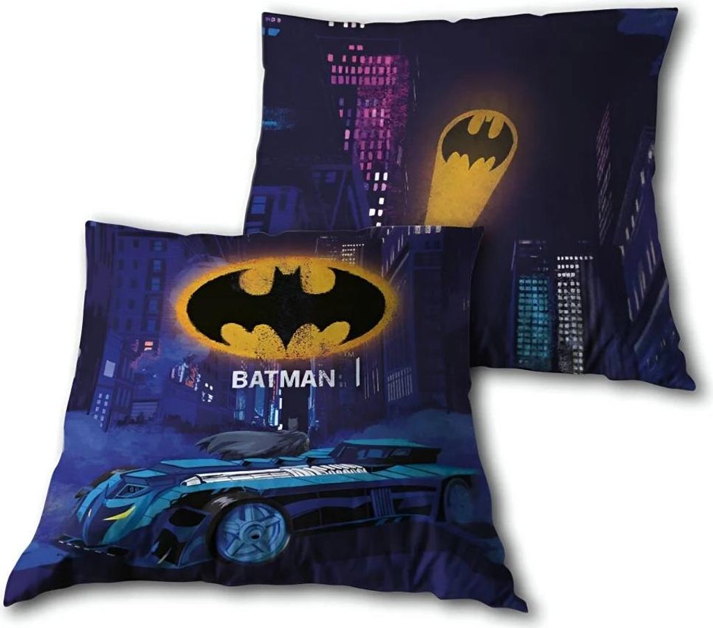 DC Comics Batman Velours Kissen Dekokissen Cushion 40x40 cm