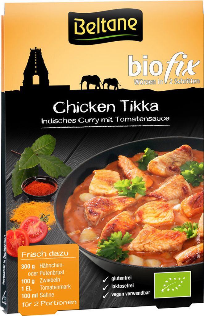 biofix - Chicken Tikka 25,01g Produktbild 