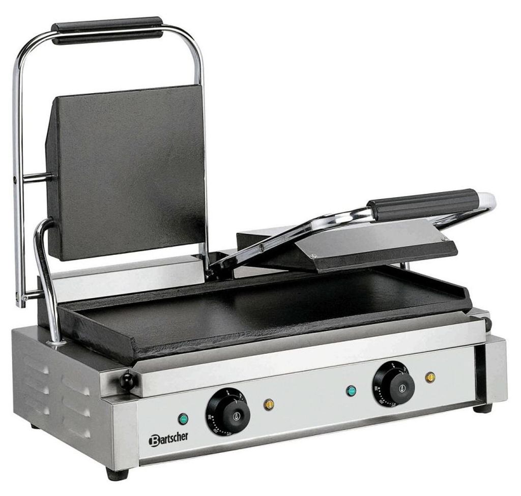 BARTSCHER Doppel-Kontaktgrill Grillplatten glatt