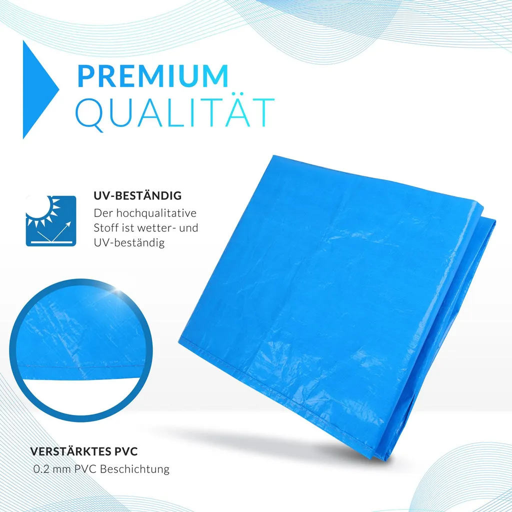 Housse de protection pour trampoline 426 cm imperméable et durable - 2