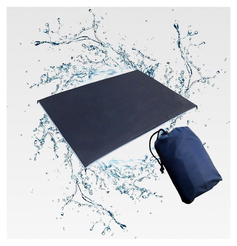 Leichte Stranddecke | Wasserdichte Strandmatte | Multifunktionale Picknickdecke mit Tragetasche