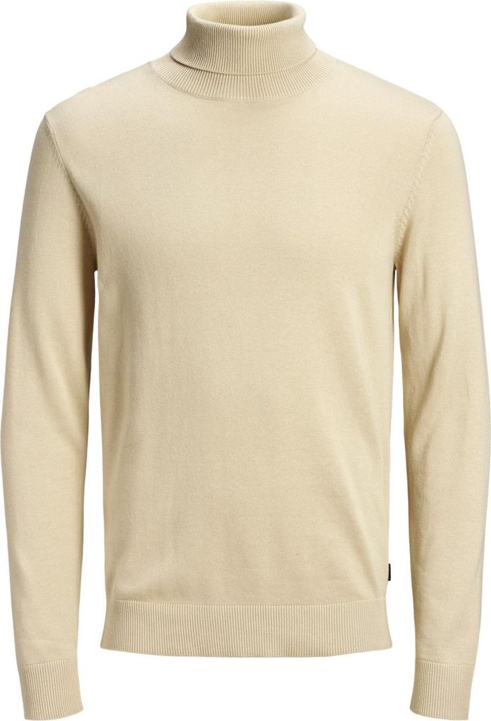 JACK & JONES Dünner Rollkragen Strickpullover Rundhals Sweater Langarm Basic JJEEMIL Größe: L
