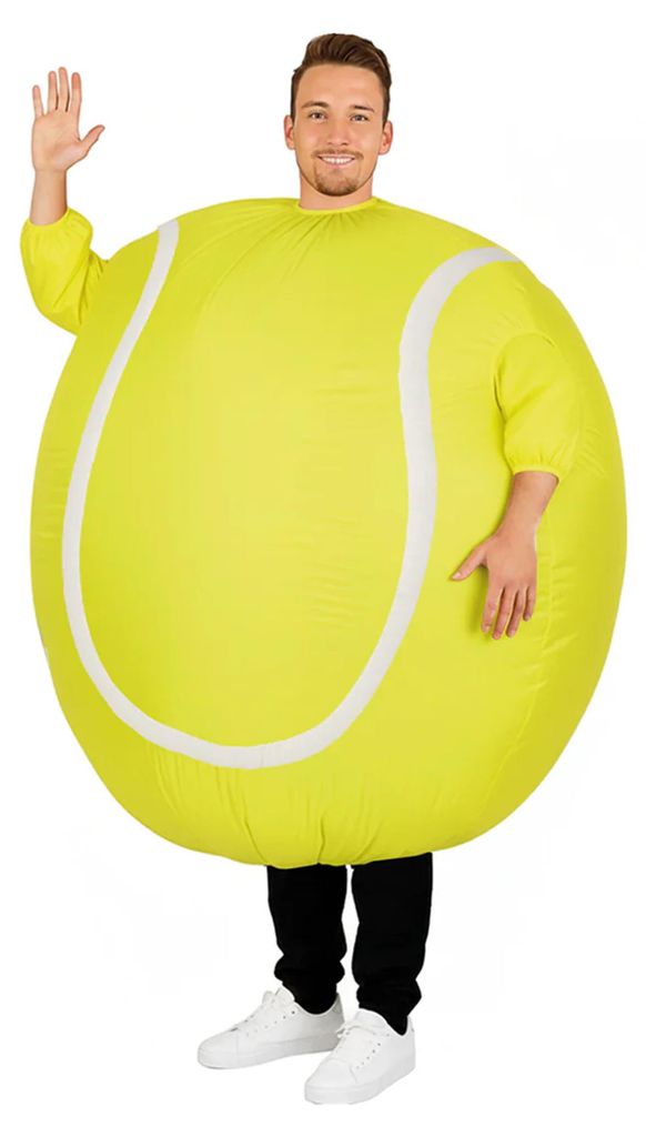 Aufblasbares Tennisball-Kostüm für Erwachsene - Produktbild 