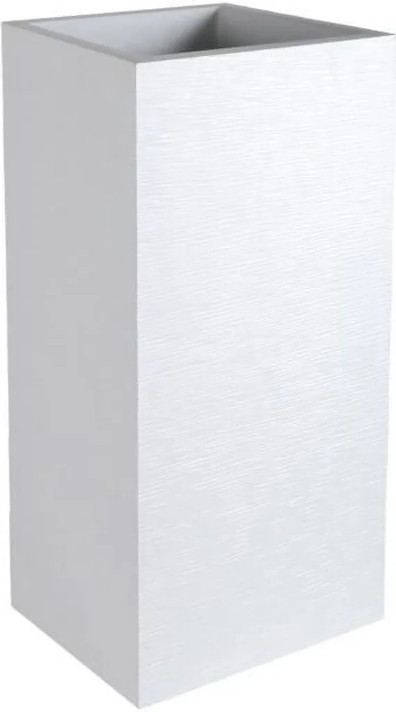 Pot de fleurs EDA 31L Graphite - Résistant au gel et UV avec réserve d'eau