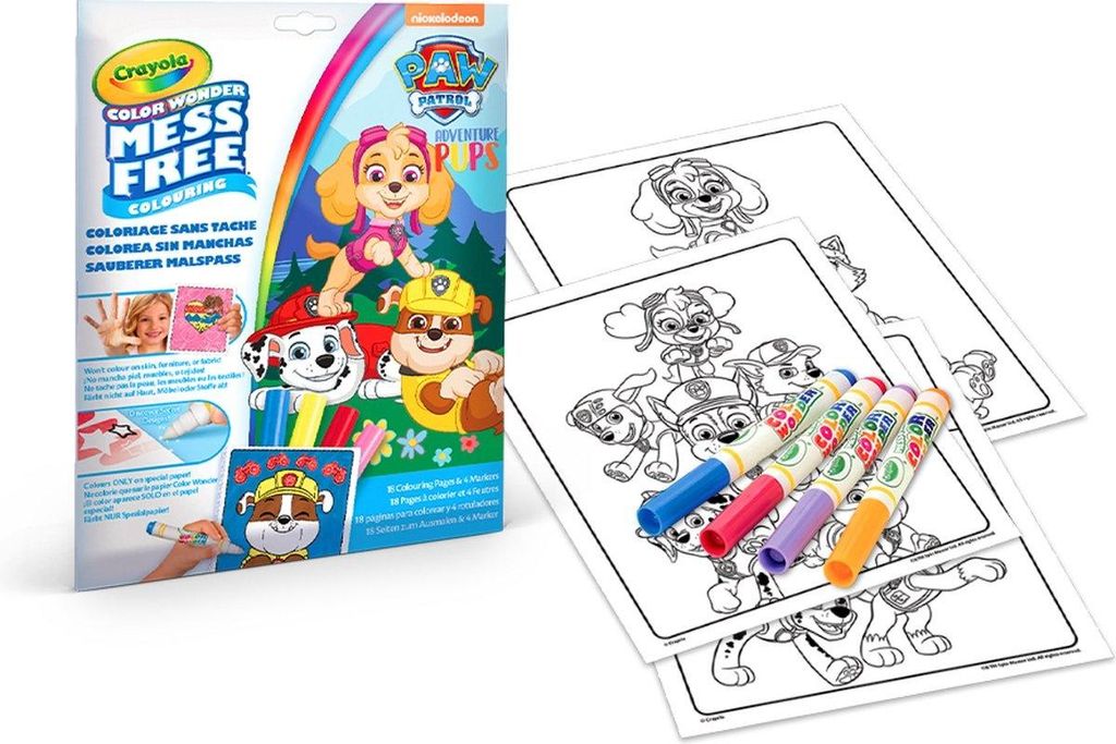 Crayola - Color Wonder - Hobbypakket - Paw Patrol - Productafbeelding 
