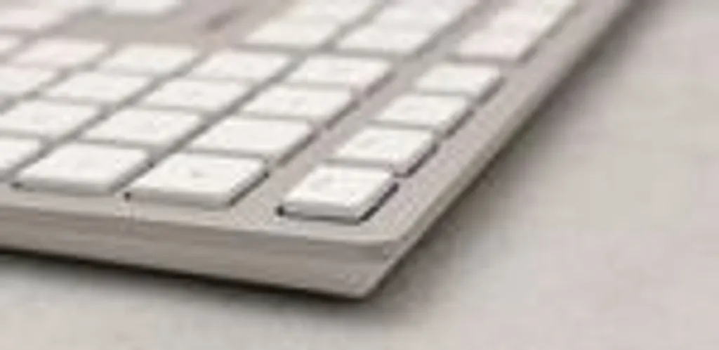 Clavier KC 6000 Slim pour Mac - Clavier filaire chiclet argent et blanc - 22