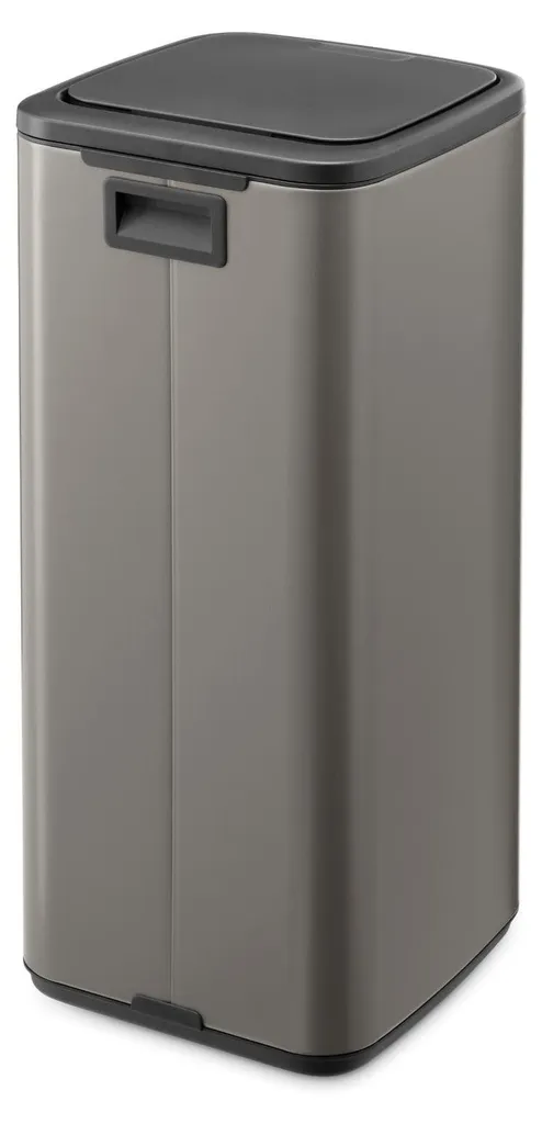 Poubelle Cuisine Gain de Place 30L Brabantia Bo Touch Bin Coloris Platine