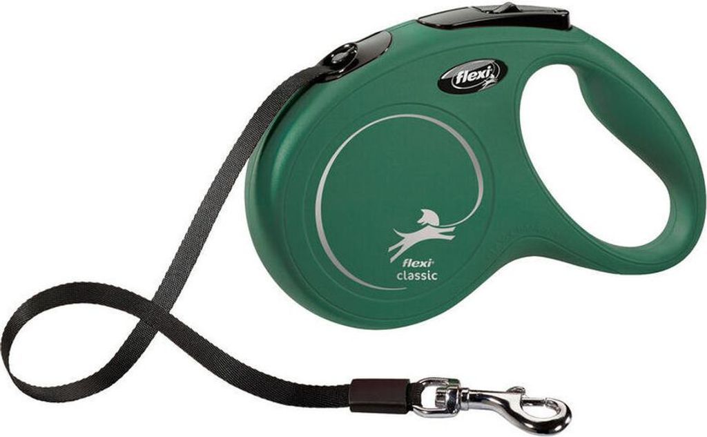 Hundeleine Flexi grün M
