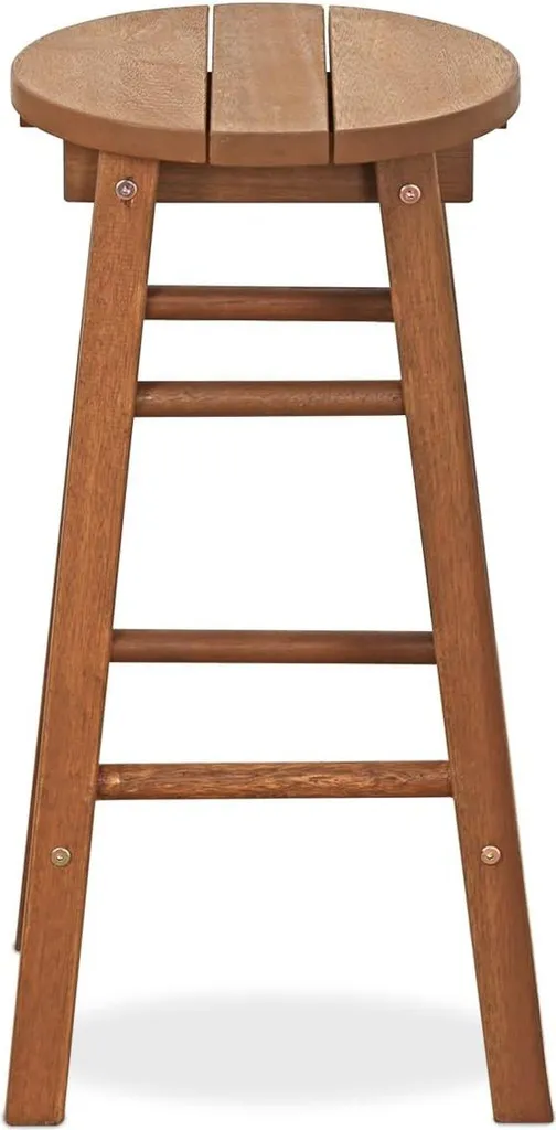 Tabouret de bar extérieur Tioman résistant aux intempéries et stable