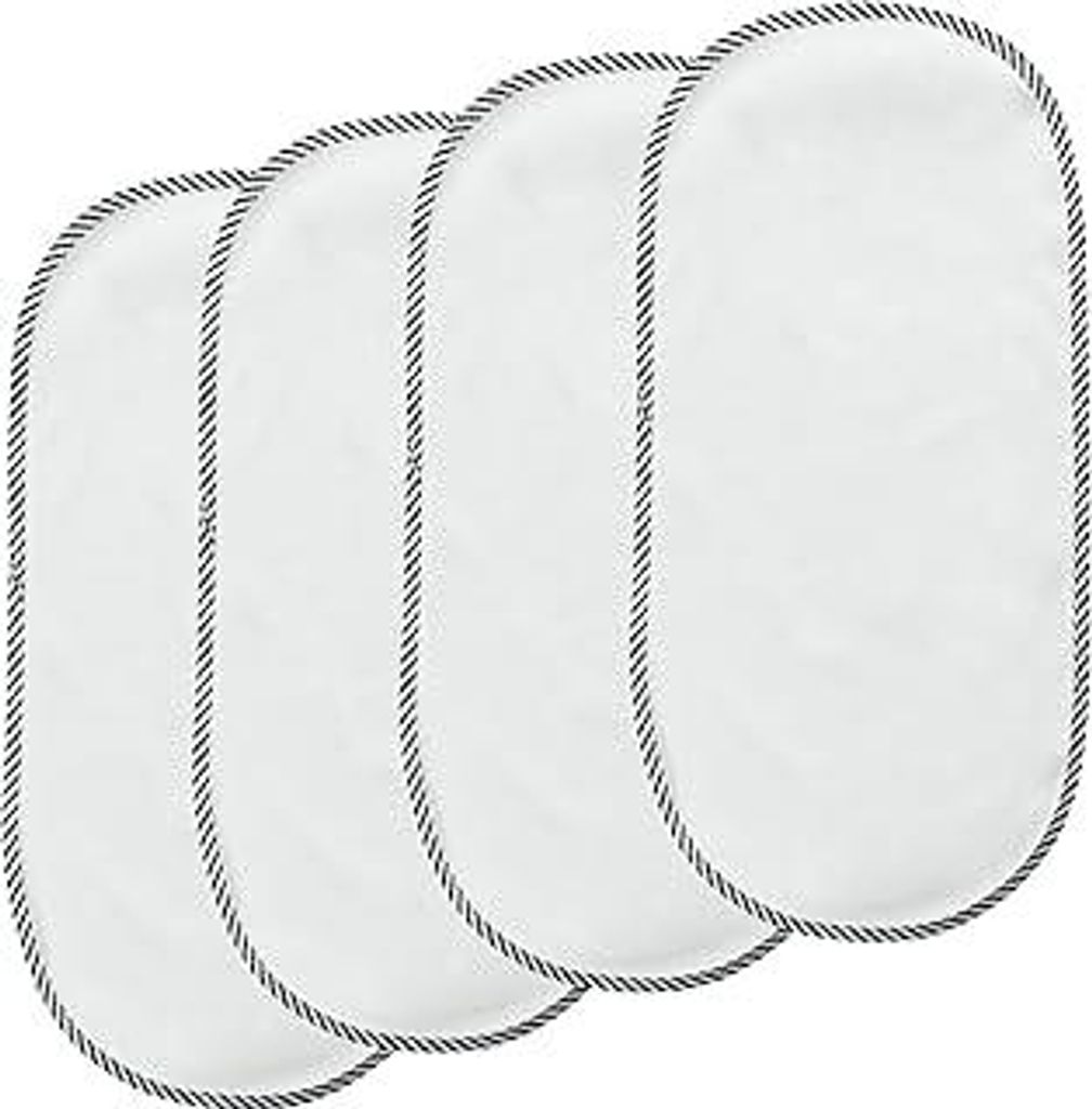 Pandaear 4er Pack wasserdichte Tragbare Wickelunterlagen Unterwegs, Waschbare Wickelunterlage Baby Diaper Changing Mat - 60 X 30 cm