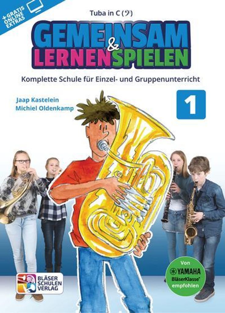 Gemeinsam lernen & spielen Band 1 (+Online Audio)für Bläserklasse (Blasorchester)