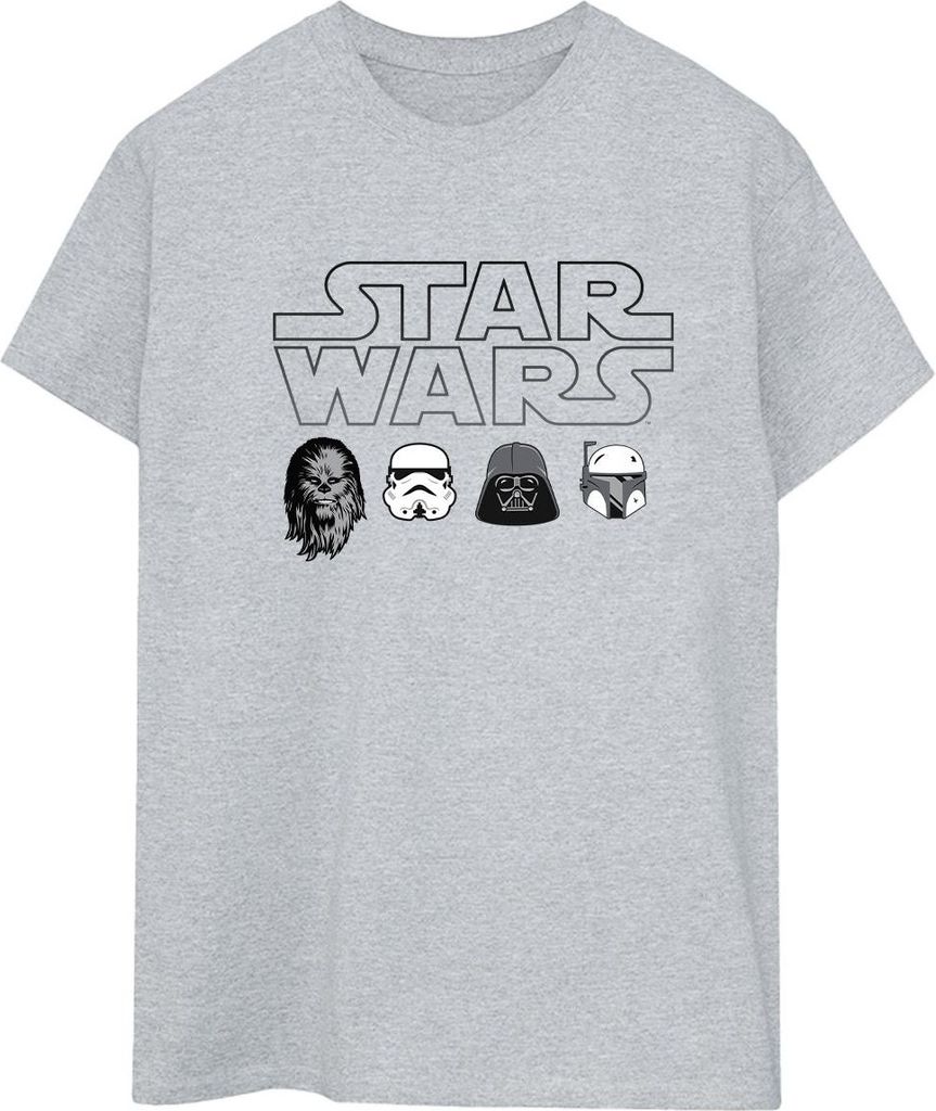 Star Wars - T-Shirt für Damen BI45246 (S) (Grau)