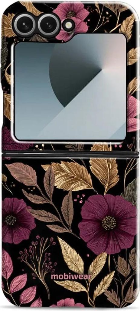 Handyhülle für Galaxy Z Flip6, Mobiwear Elite Pro, Glamour-Herbst