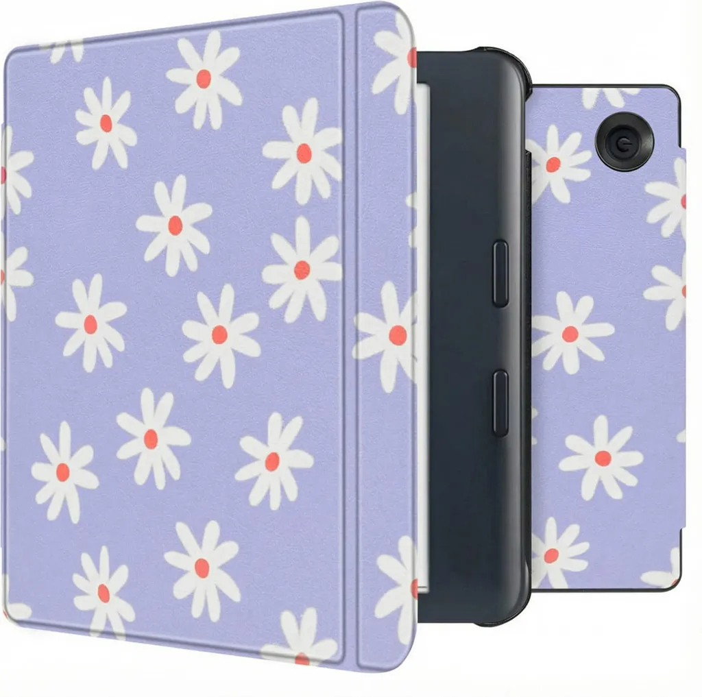 Custodia imoshion Kobo Libra Colour Design Sleepcover Fiori Distanza