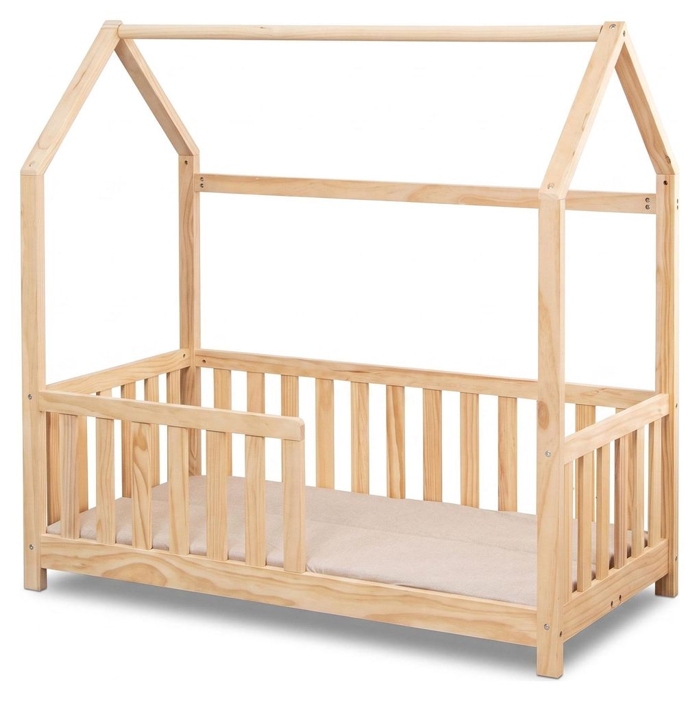 Buxibo peuterbed met matras – Peuterbed van hout – Huisbed Productafbeelding 