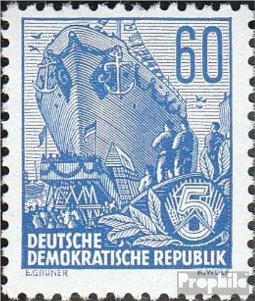 Briefmarken DDR 1953 Mi 420X I gestempelt Fünfjahresplan (II)