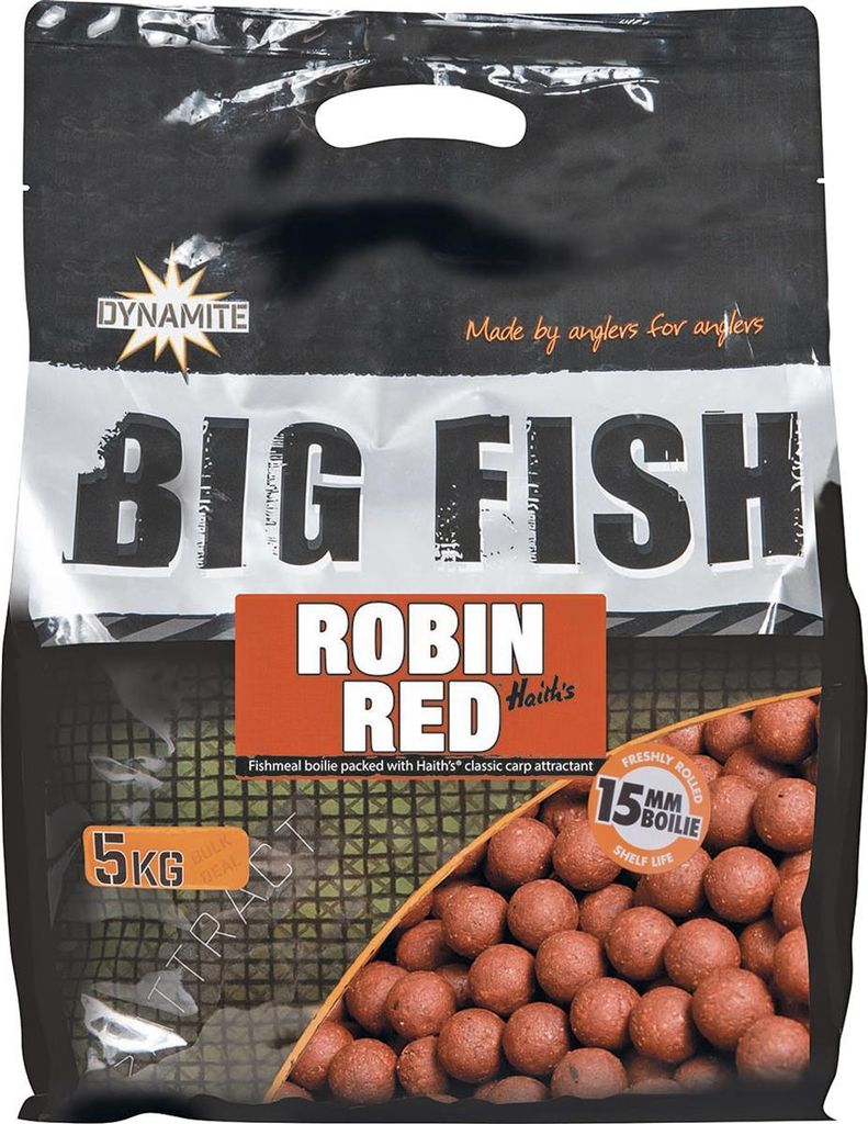 Dynamite Baits Boilies Robin Red Inhalt 5000g ø15mm Produktbild 