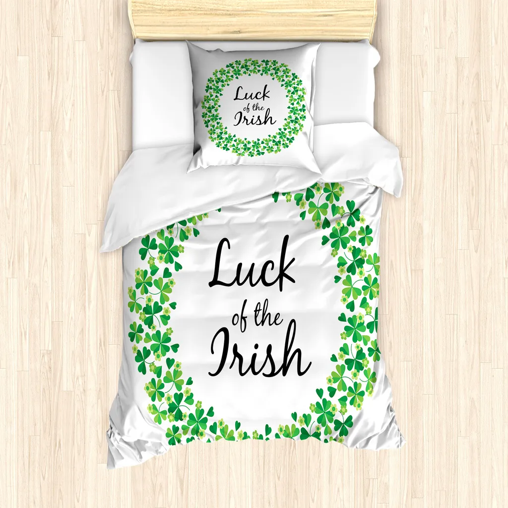 Set Copripiumino San Patrizio 135x200cm - ABAKUHAUS Antiacaro Verde