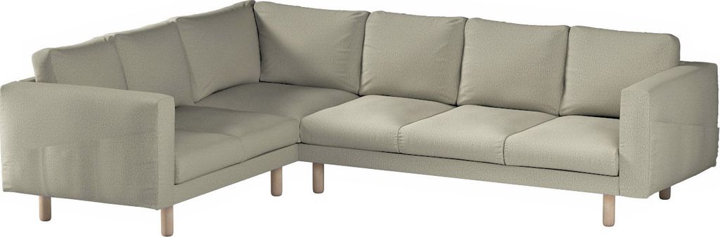 Dekoria Bezug für Norsborg 5-Sitzer Ecksofa, beige, Norsborg 5-Sitzer Ecksofabezug