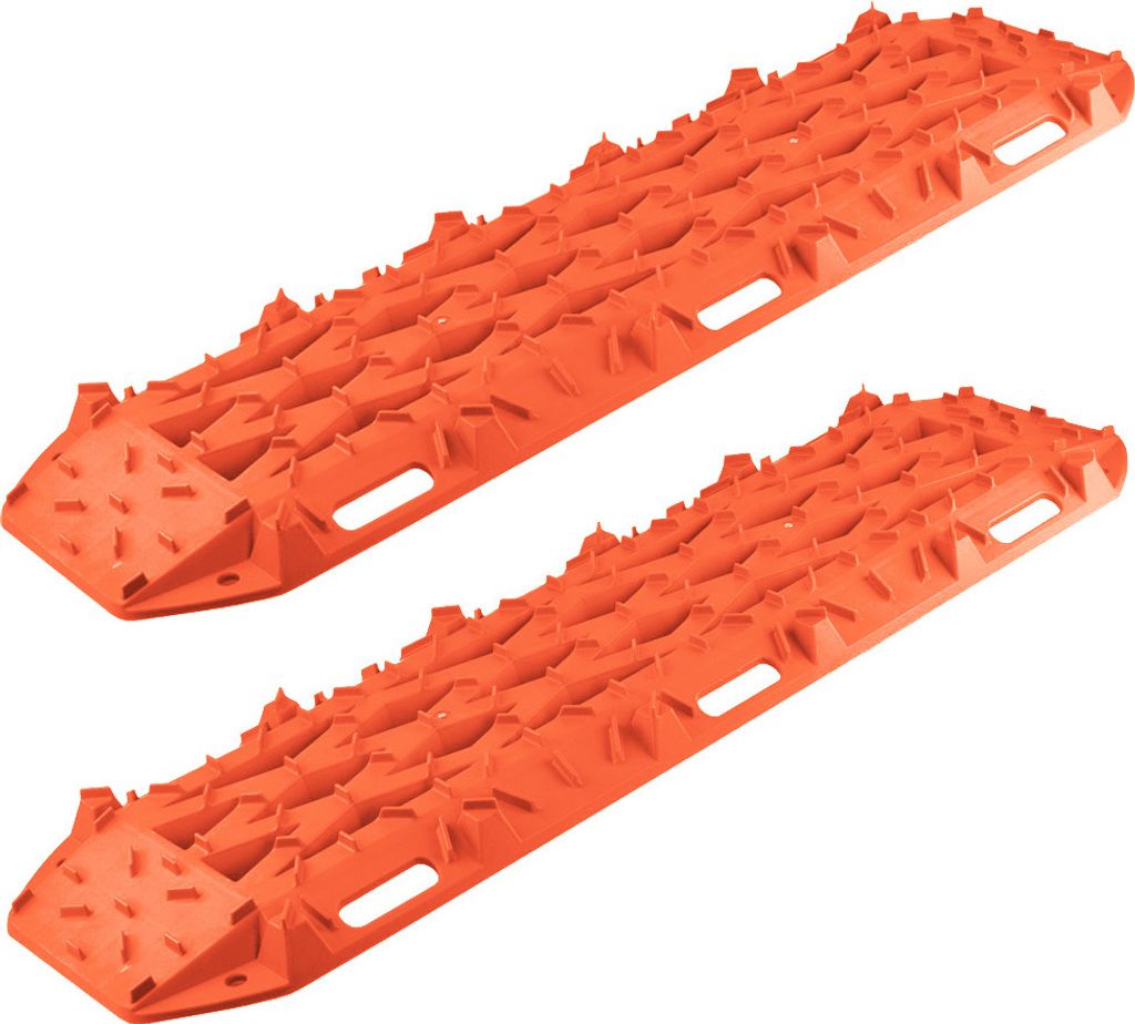 Bergeboards, Sandbleche, Offroad Anfahrhilfen, 3,5 Tonnen, Paar, orange