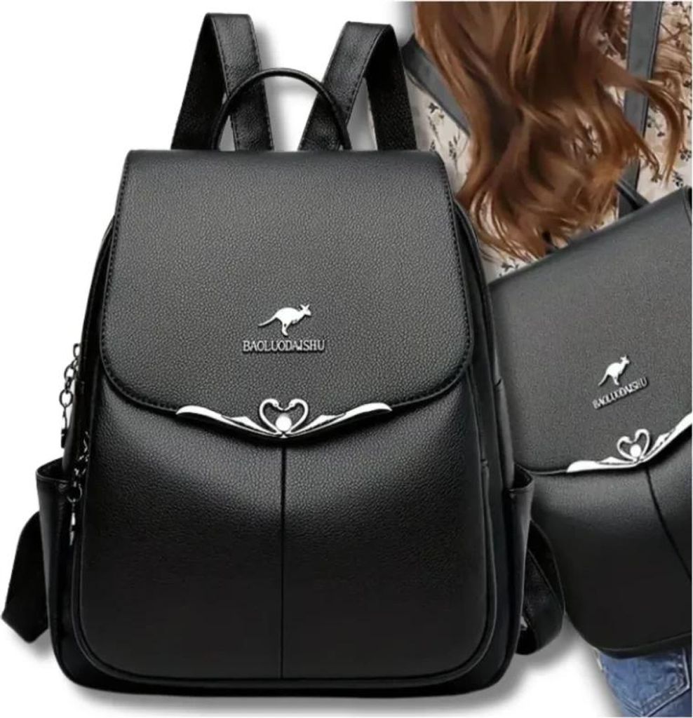 Camerazar Élégant sac à dos urbain en  noir pour femme avec Image du produit 