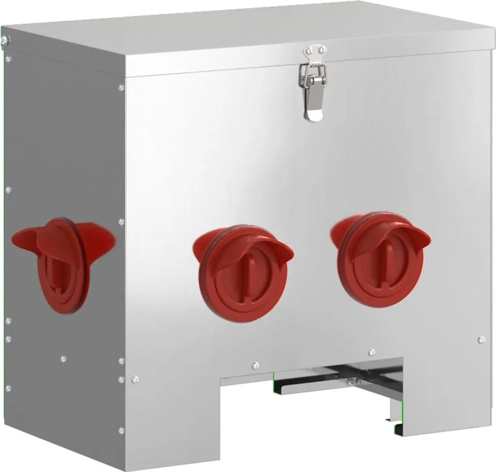 Mangiatoia Automatica Polli Acciaio Zincato vidaXL | Efficienza Top