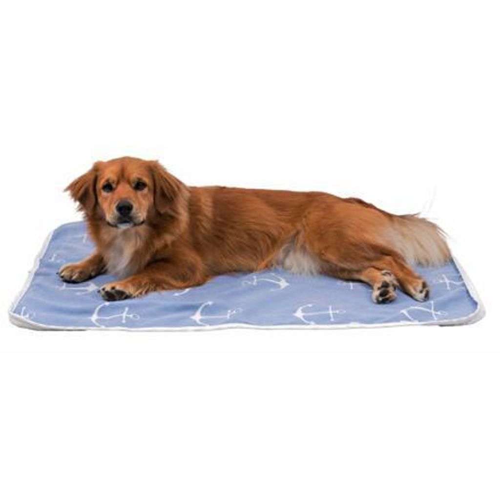 TRIXIE 37103, Hund, Baumwolle, Polyester, Blau, Weiß, Muster, 1 Stück(e), 1500 mm