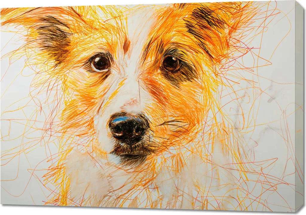 Tableau Image 100 x 70 cm Süßer Gast Charmant invité Déco Murale