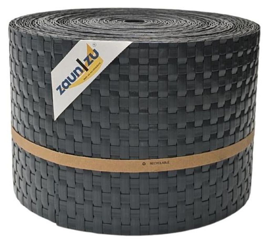 Sichtschutzstreifen zaun|zu RATTAN 26m Rolle Zaunblende für Produktbild 