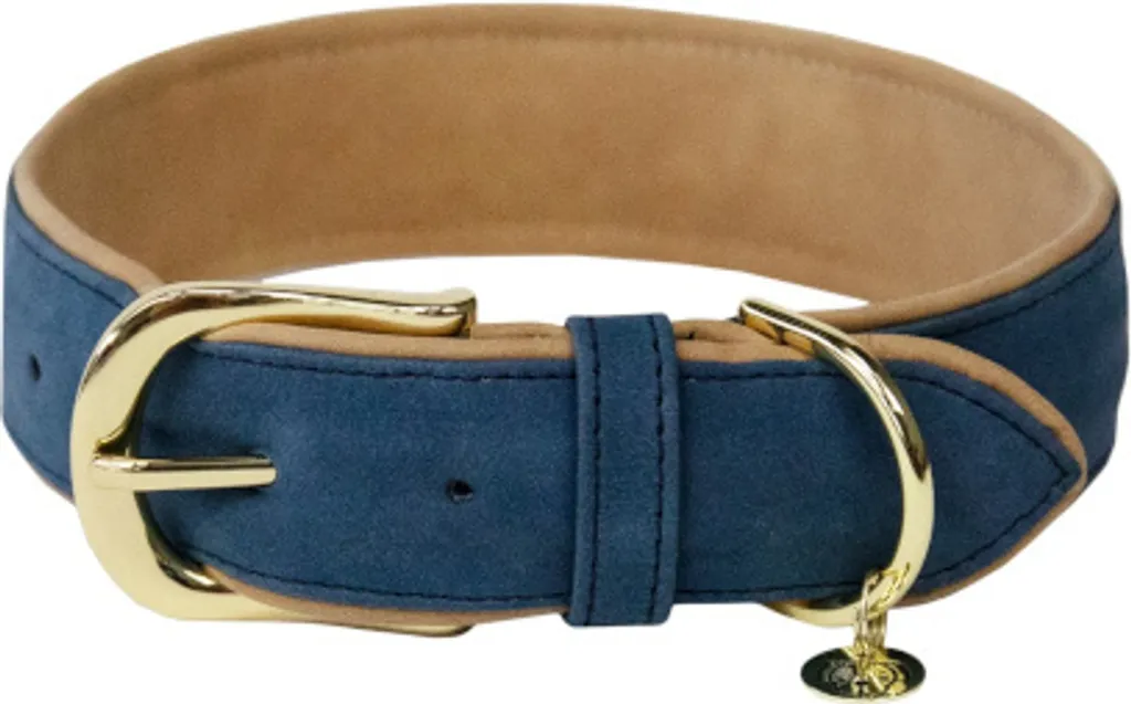 Kentucky Dogwear Collare Navy M Pelle Vegana: Resistente e Comodo