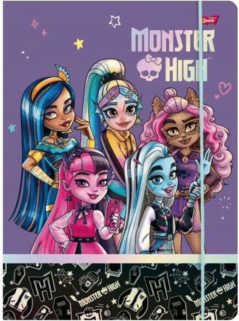 Cartella elastica A4 MONSTER HIGH - 300g/m2 Bambino Immagine del prodotto 
