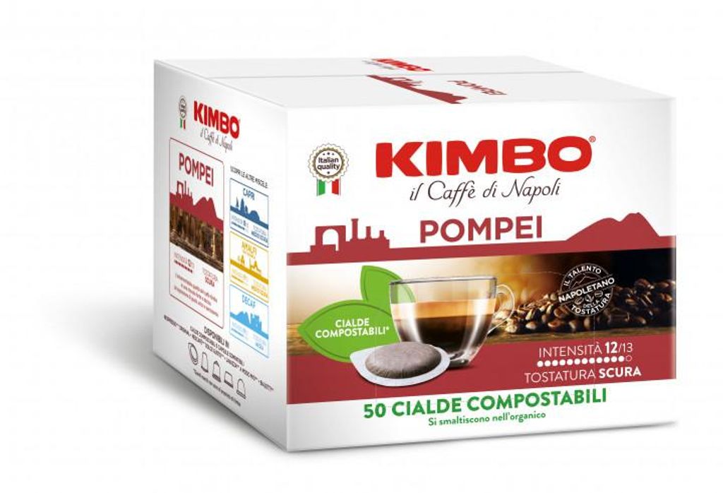 KIMBO POMPEI ESE Pads 44mm 50 Stück Kaffeepads