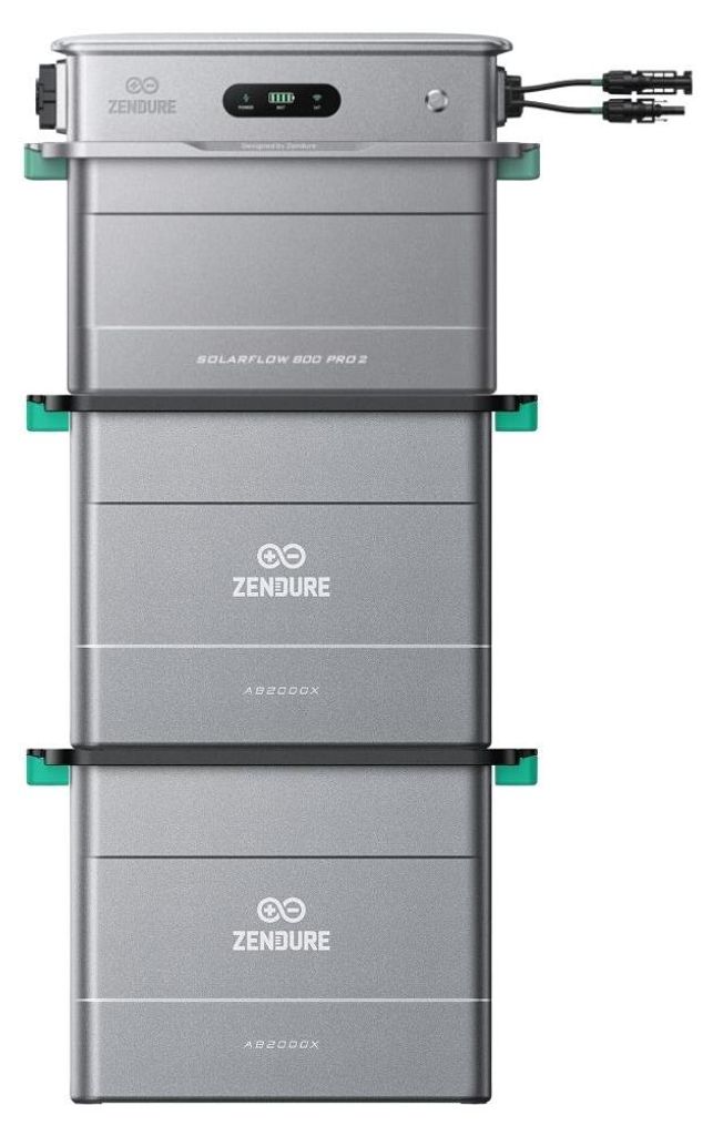 Zendure SolarFlow 800 Pro 2 inkl. 1920Wh Akku 48V + 2x SolarFlow AB2000X Erweiterungsakku 1920Wh