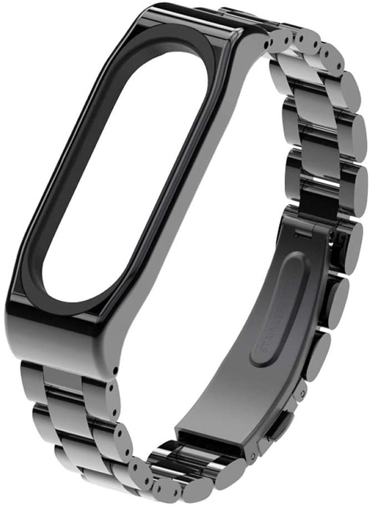 Für Xiaomi Mi Band 4 3 Armband Edelstahl Ersatzband Siliko Milanese Uhrenarmband 