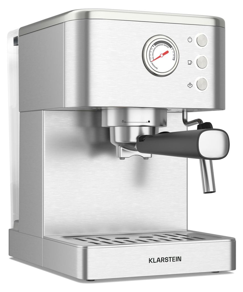 Klarstein SteelPresso Siebträgermaschine – 20-Bar, 1350 W, Produktbild 