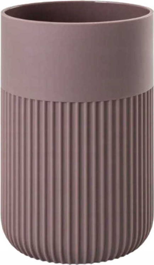 Zahnbürste und Zahnpasta Becher Bad lila 350 ml
